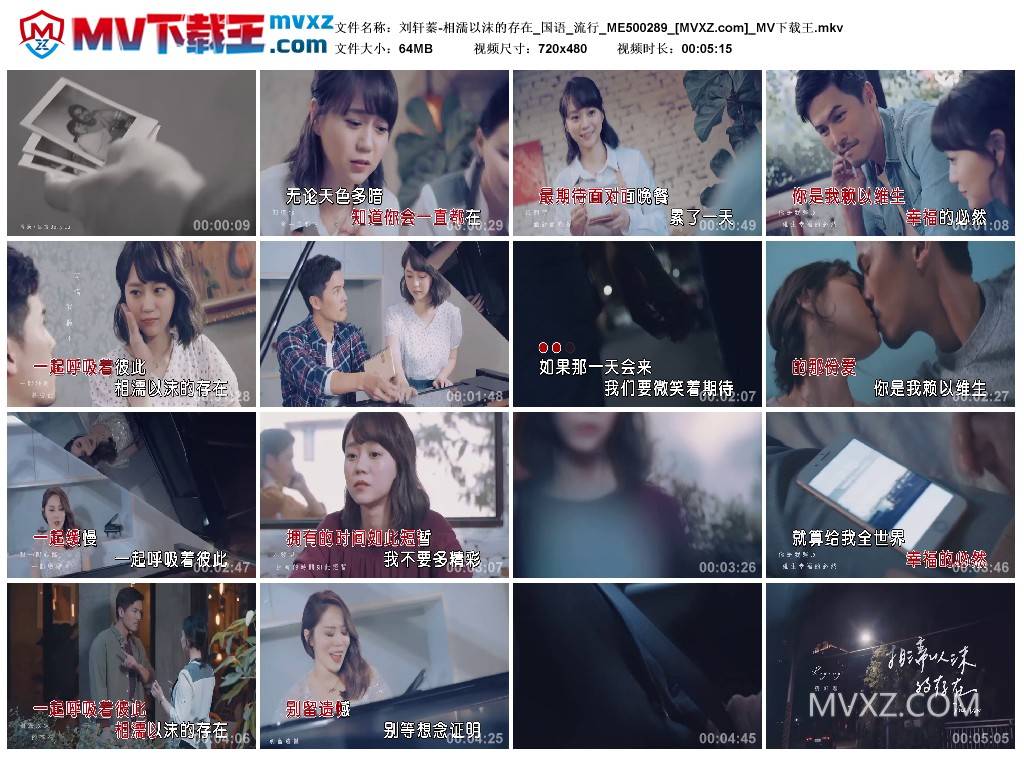 刘轩蓁-相濡以沫的存在_国语_流行_ME500289